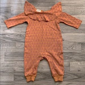 Oeuf Organic Cotton Jumpsuit, Size 6M